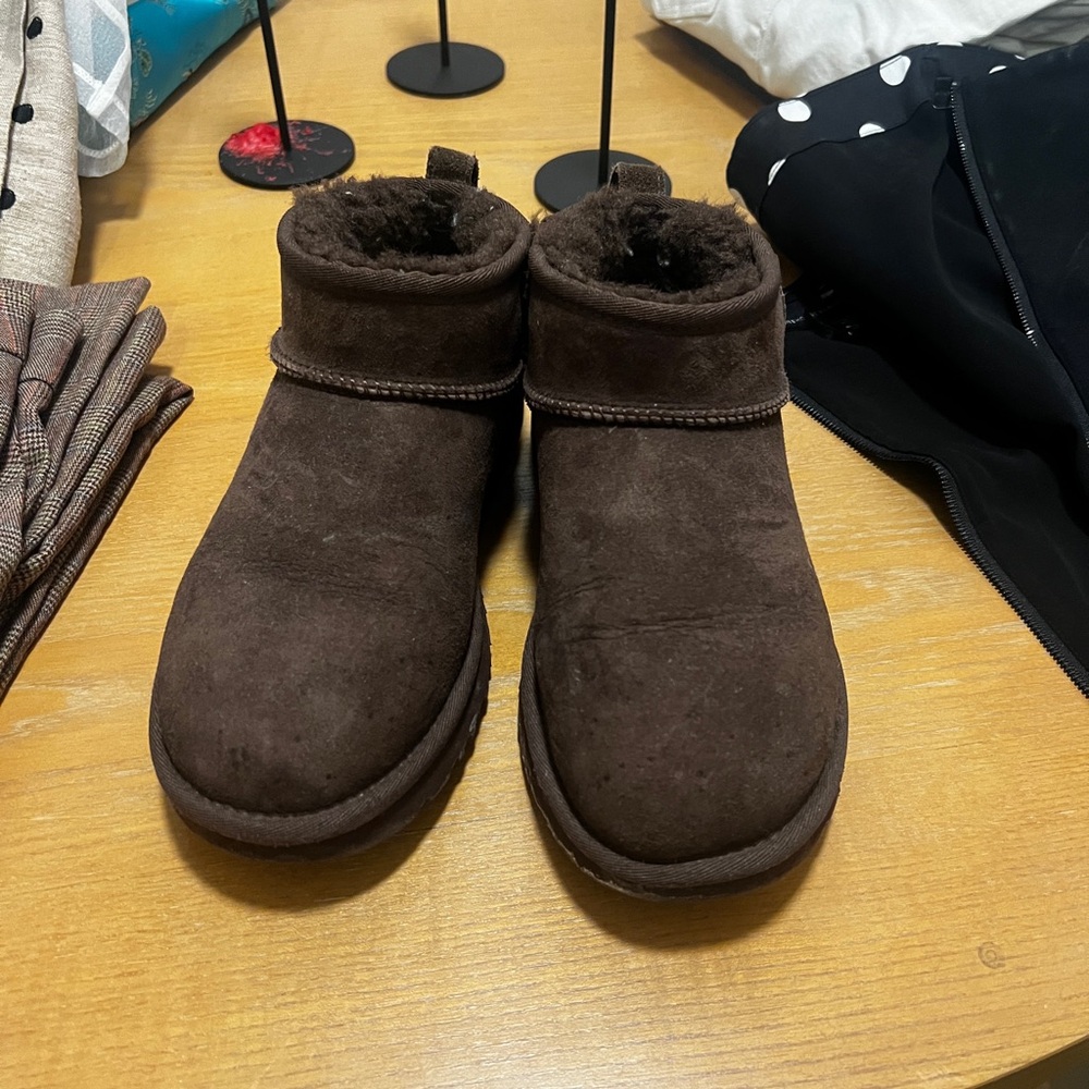 Brown Suede Ugg Mini